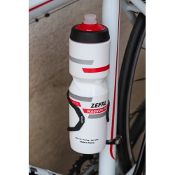 Zefal Magnum Bici Ciclismo Bottiglia D'acqua chiara 1000ml/33oz-privo di BPA BOCCA LARGA 