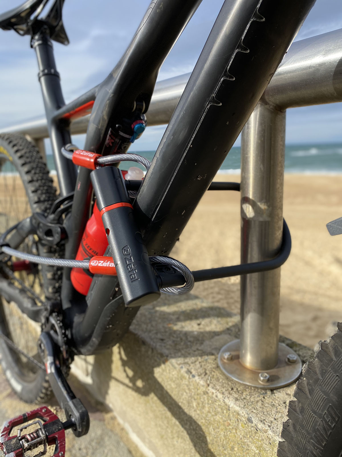 Zéfal - K-TRAZ U17 CABLE - Antivol pour vélo en U avec câble